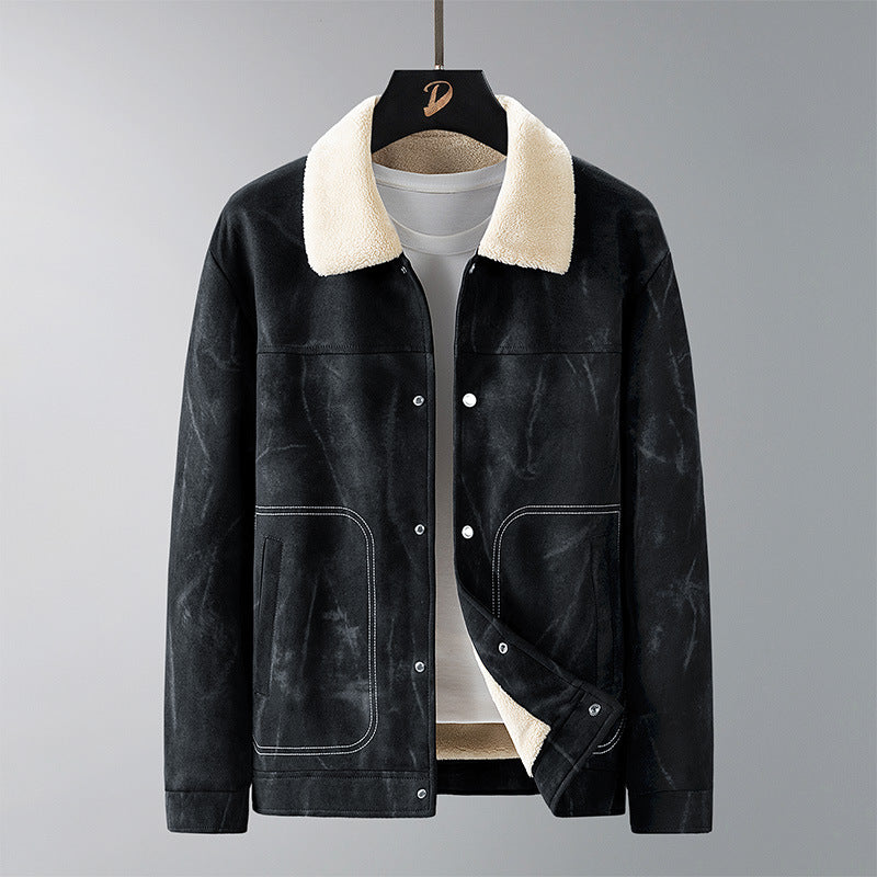 Herren Wendejacke aus Kunstleder mit Kuschelfutter Echo Archiv