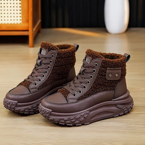Fleecegefütterte Winter-Schneestiefel für Damen – Lioré