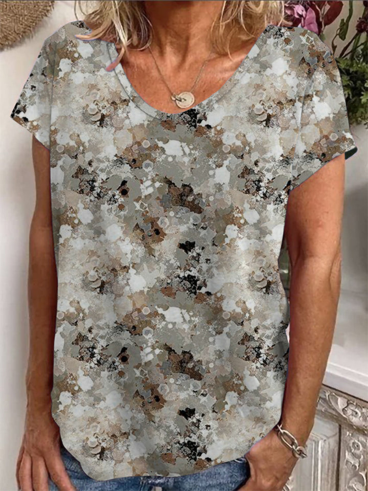 Damen Lockere Bluse mit buntem Paisleymuster Echo Archiv