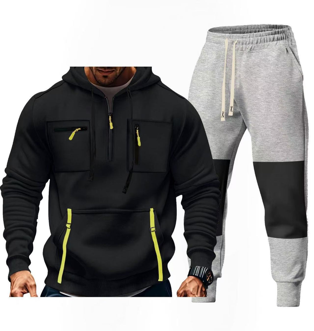 Herren Sportbekleidungsset mit funktionalen Taschen Echoarchiv