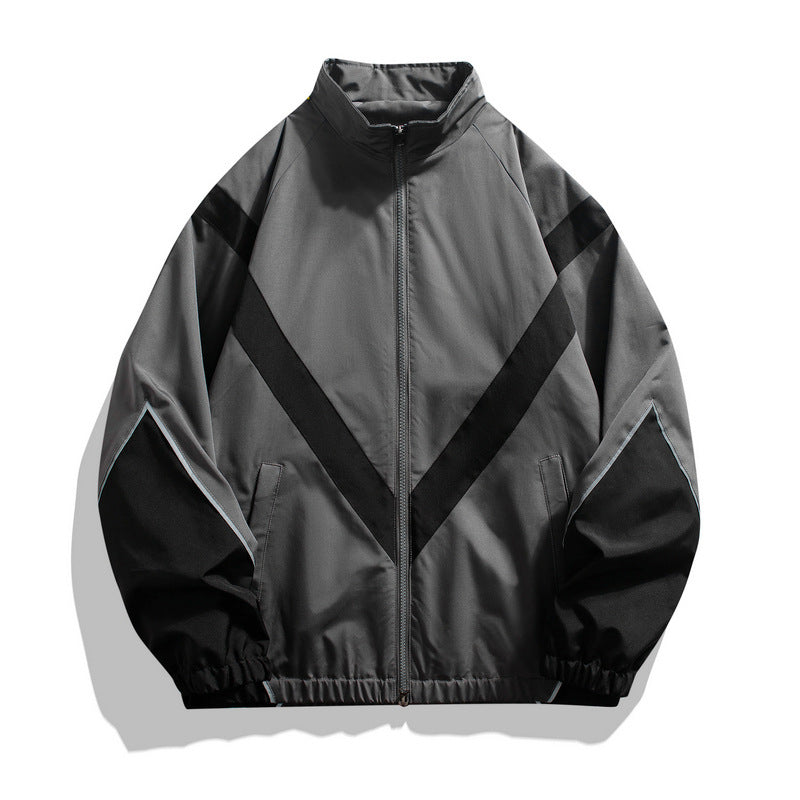 Herren Sportliche Übergangsjacke mit hohem Kragen Echo Archiv 1788241614