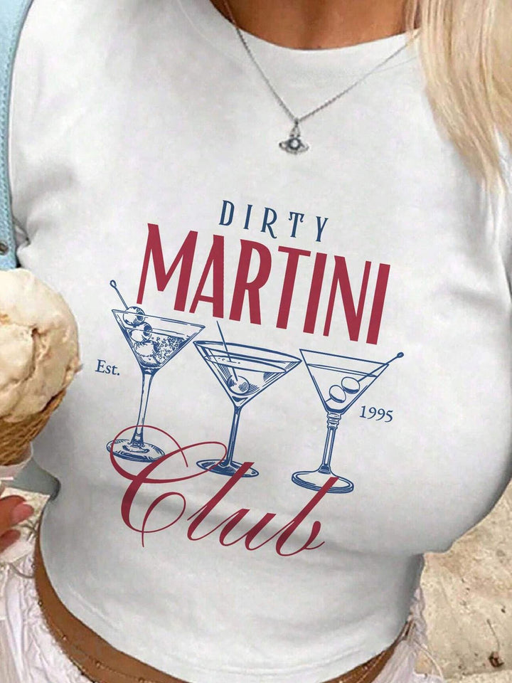 Damen Kurzarm T-Shirt mit auffälligem Motorrad-Design Echo Archiv