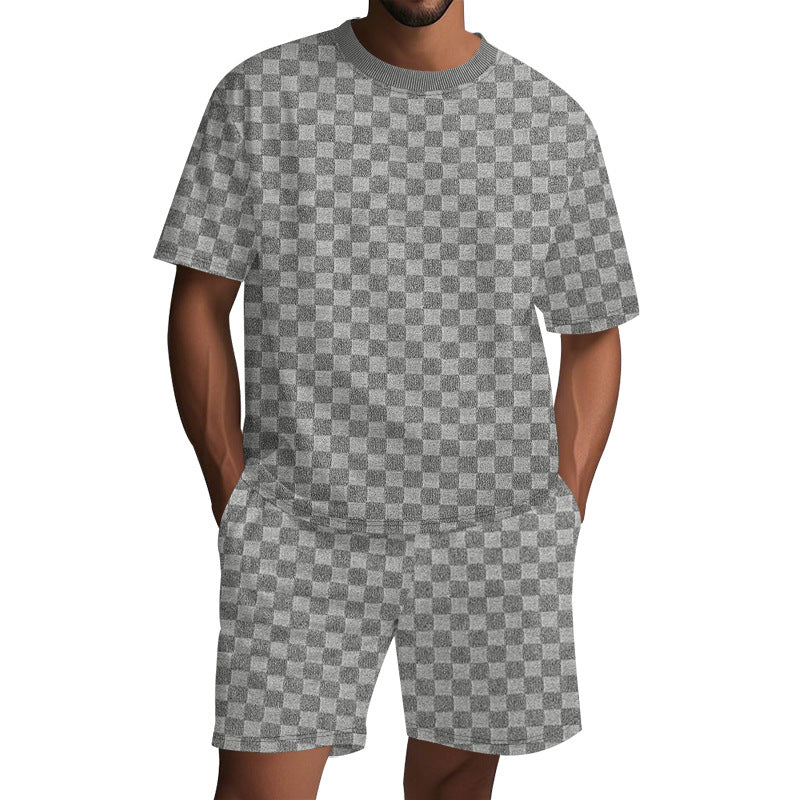 Herren Sportliches T-Shirt und Shorts Set Echoarchiv