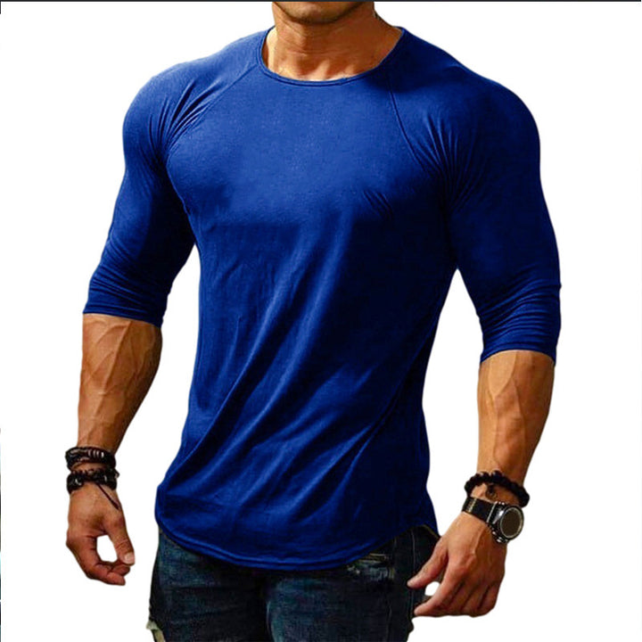 Herren körperbetontes Langarm-T-Shirt mit elastischem Tragekomfort Echoarchiv