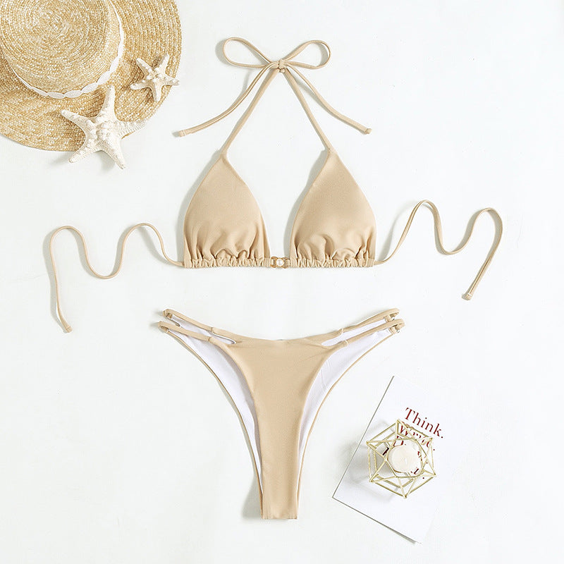 Damen Triangel-Bikini mit raffiniertem Bindegürtel Echo Archiv