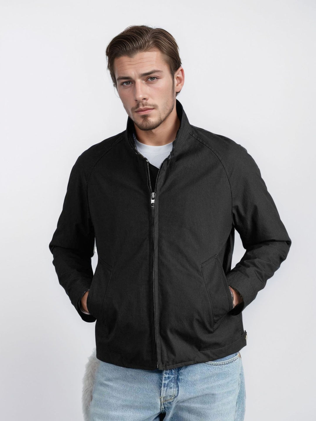 Herren lässige und moderne Übergangsjacke Echoarchiv