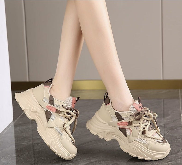 Damen Chunky Sneakers mit atmungsaktiven Mesh-Einsätzen und komfortabler Dämpfung Echo Archiv