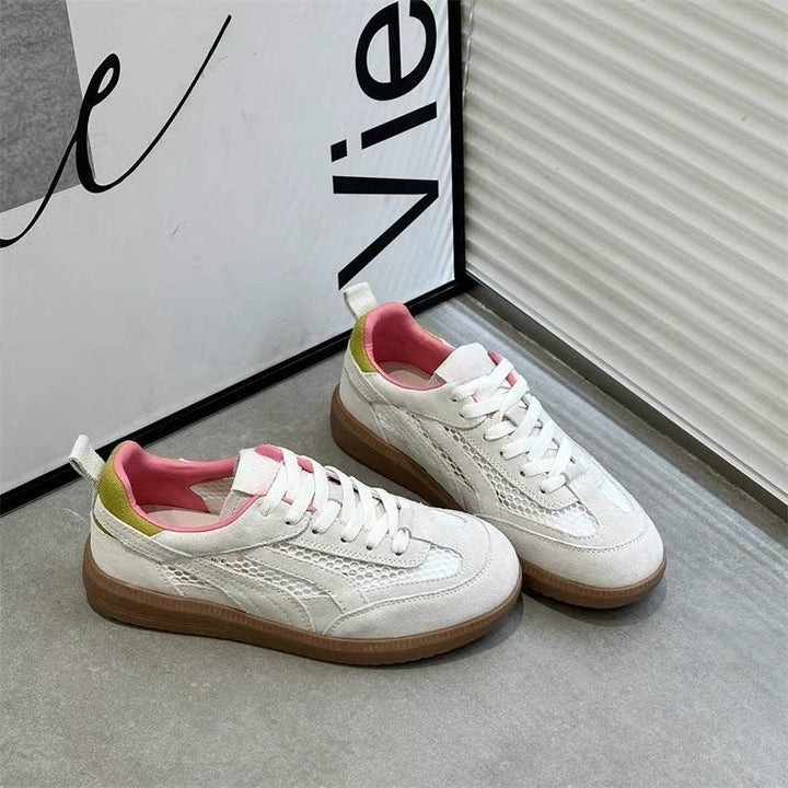 Damen Retro-Sneaker mit atmungsaktiver Oberflächenstruktur und strukturierter Sohle Echo Archiv
