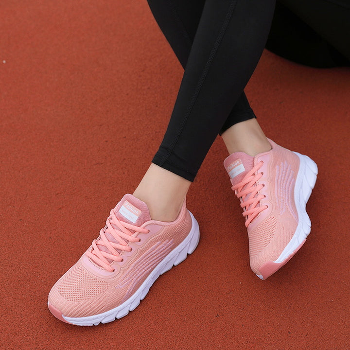 Damen nan atmungsaktive leichte Stricksneaker mit viskoelastischer Komfortsohle Echo Archiv