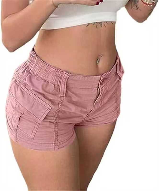 Damen bequeme Cargo-Shorts mit elastischem Bund und praktischen Taschen Echo Archiv
