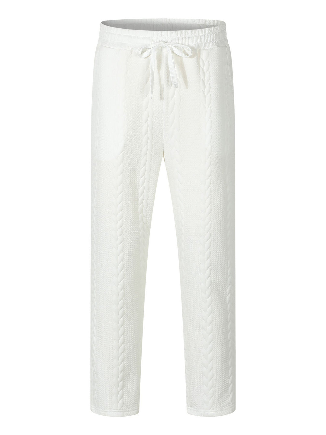 Herren Freizeitliche Stretch-Hose mit Kordelzug und strukturiertem Design Echoarchiv