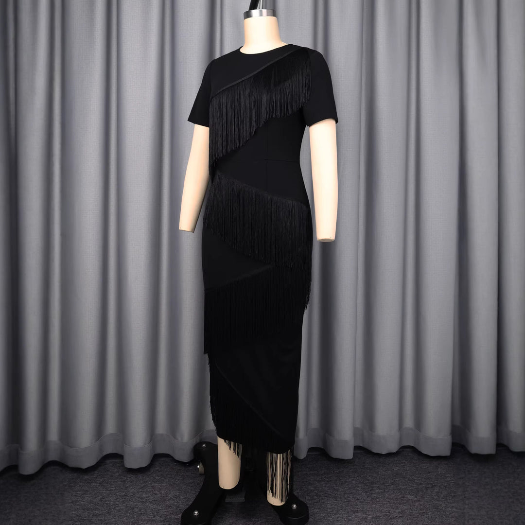 Damen Kleid mit Fransen-Detail Echo Archiv