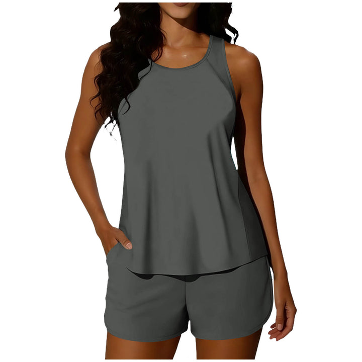 Damen Sportliches Tank-Top mit Shorts Echo Archiv