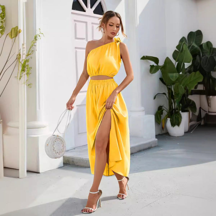 Echoarchiv | Schickes Split-Hem Maxi-Zwei-Teile-Set