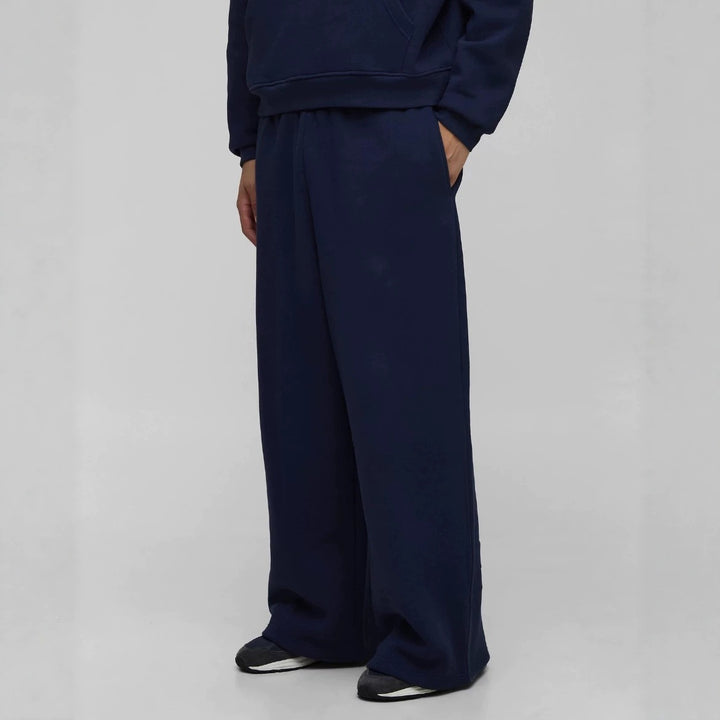 Unisex Thermo-Fleece-Jogginghose mit wärmender Innenbeschichtung, elastischem Komfortbund und geradem Bein Echo Archiv