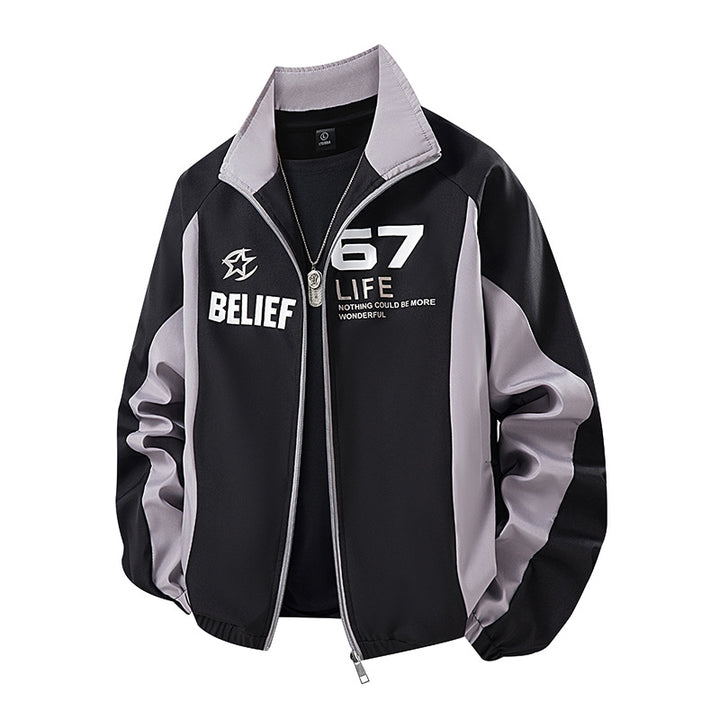 Herren Sportliche Übergangsjacke mit Reißverschluss und praktischen Taschen Echo Archiv