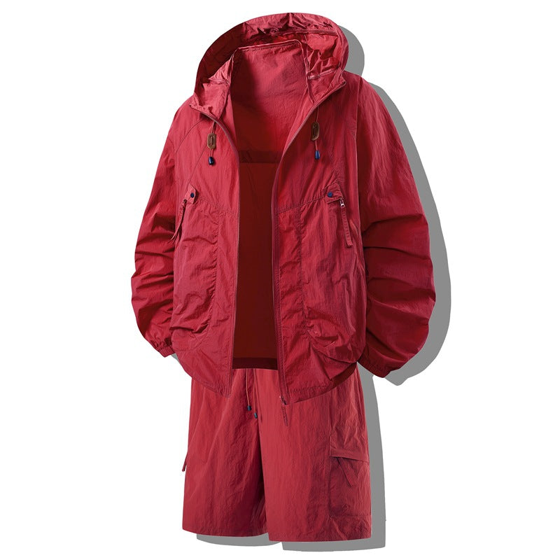 Damen Leichtgewichtige Outdoor-Jacke mit Shorts
