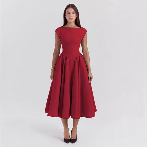 Damen Cocktailkleid mit schickem A-Linien-Schnitt und eleganter Taillierung Echo Archiv