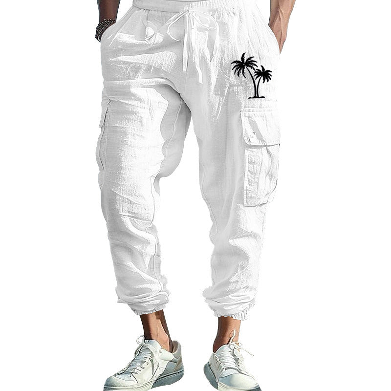 Herren Cargohose mit seitlichen Taschen und verstellbarem Bund Echoarchiv