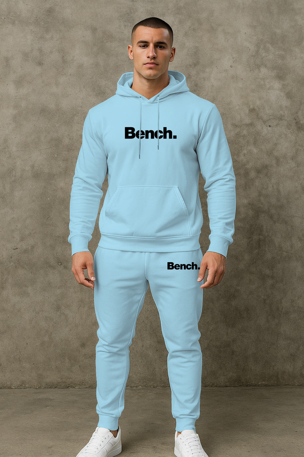 Herren Sportliches Hoodie- und Jogginghosen-Set Echoarchiv