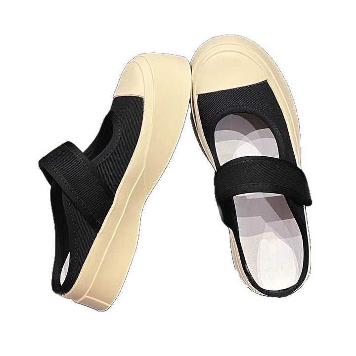 Damen Komfortable Slip-On Sneakers mit elastischem Riemen Echo Archiv
