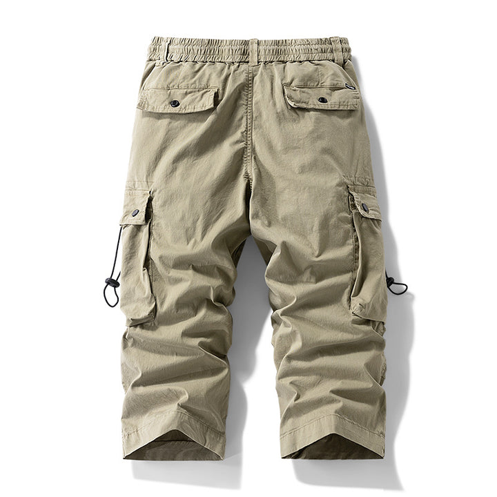 Herren Cargo-Hose mit elastischem Bund und multifunktionalen Taschen Echoarchiv 1758210222