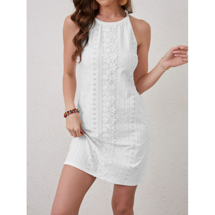 Damen Sommerkleid mit elegantem Cut-Out-Design und floraler Stickerei Echo Archiv
