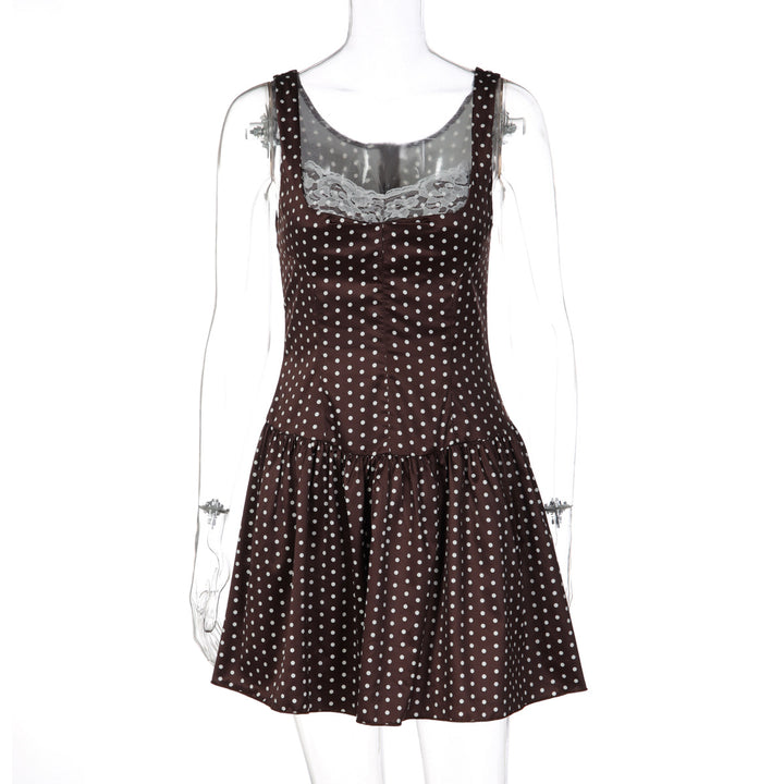 Damen Kleid mit schmeichelndem Schnitt und Spitzendetails Echo Archiv