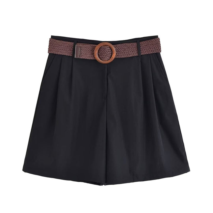 Damen Oversize-Hemdbluse mit dreiviertel-Ärmeln und Manschetten Echo Archiv