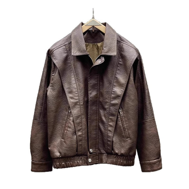 Damen Modische Lederjacke Echoarchiv