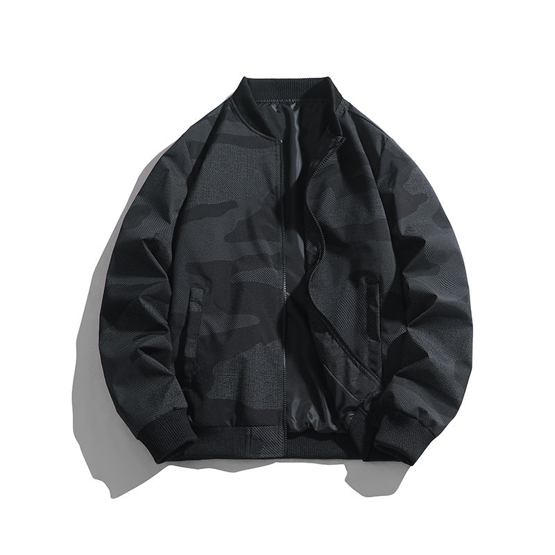 Herren Modische Bomberjacke mit Camouflage-Design Echo Archiv