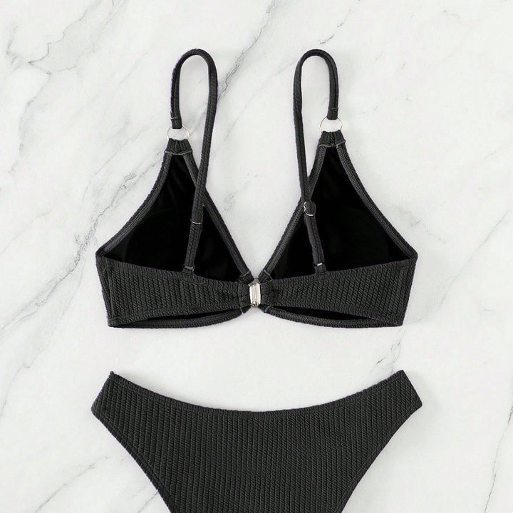 Damen Triangel-Bikini mit Ringverzierungen Echo Archiv