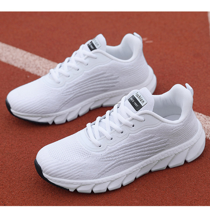 Damen nan atmungsaktive leichte Stricksneaker mit viskoelastischer Komfortsohle Echo Archiv