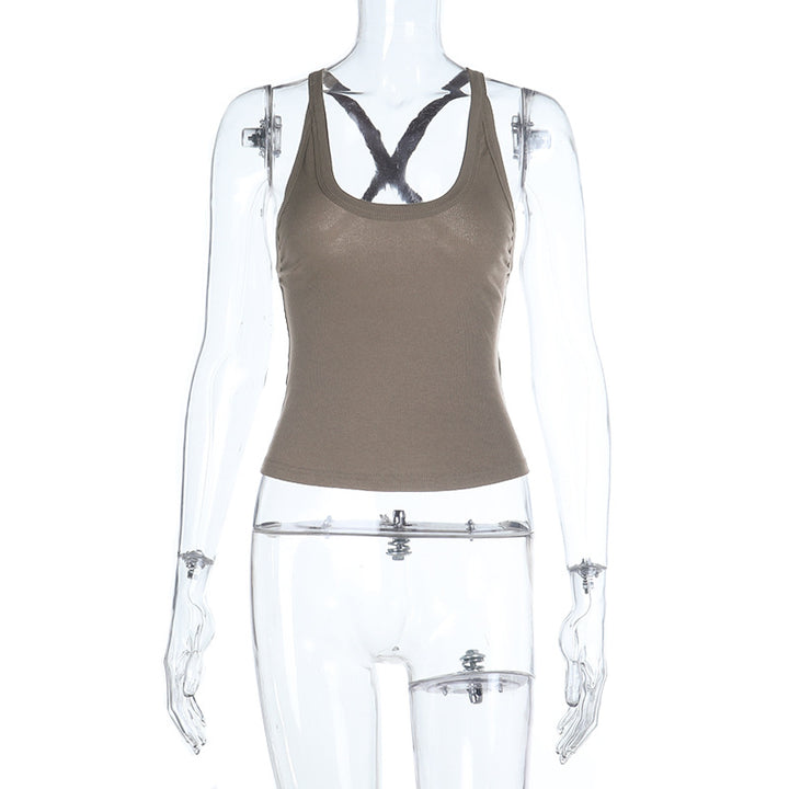Damen Sportliches Tanktop mit Racerback-Design Echo Archiv