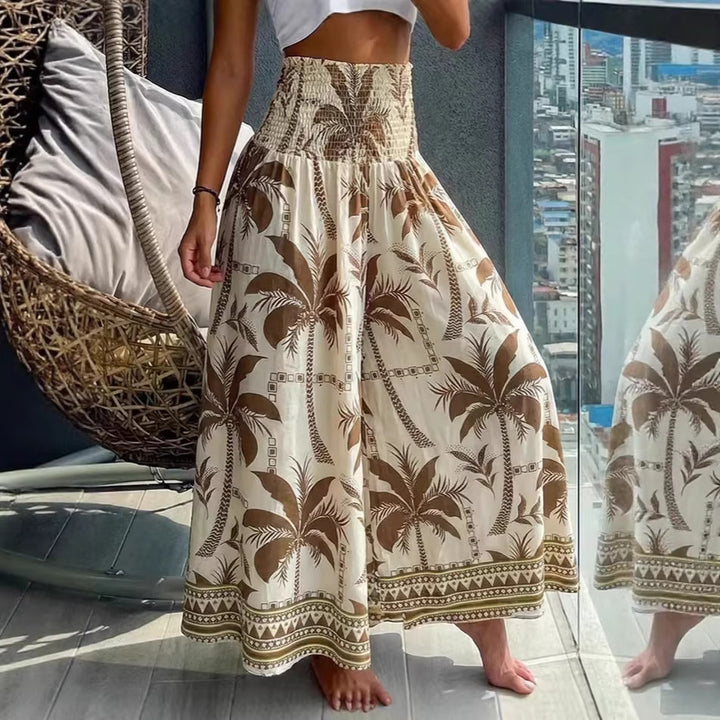 Damen Weit geschnittene Sommer-Hose Echo Archiv