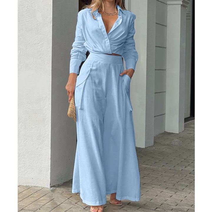 Damen Elegantes und lässiges Zweiteiler-Set Echo Archiv