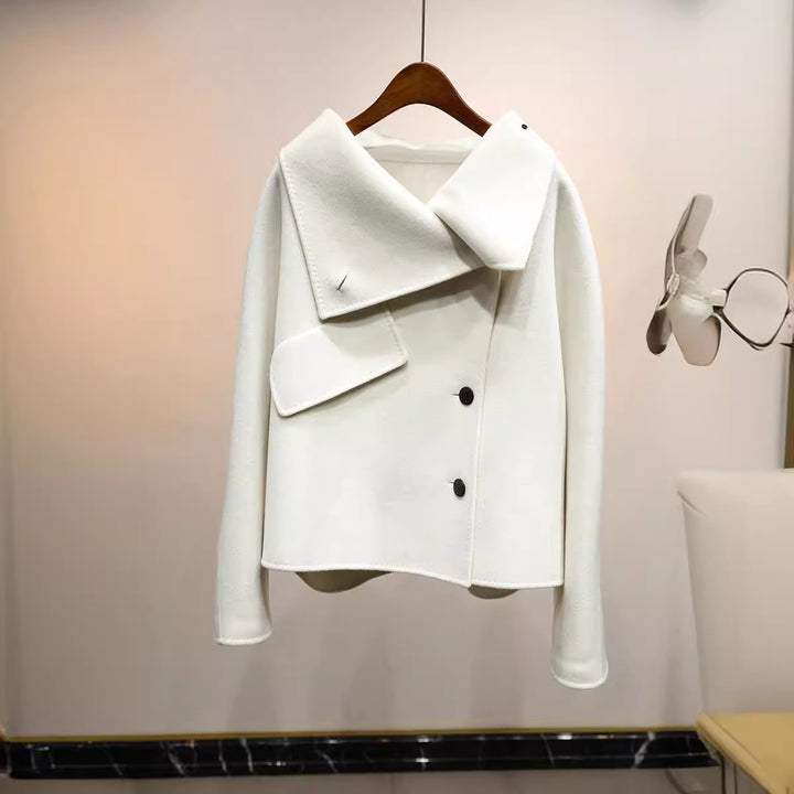 Damen elegante Übergangsjacke mit hohem Kragen Echoarchiv