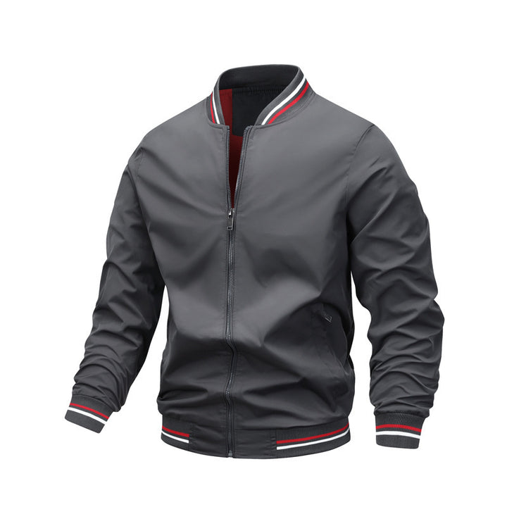 Herren Sportliche Retro Bomberjacke Echo Archiv