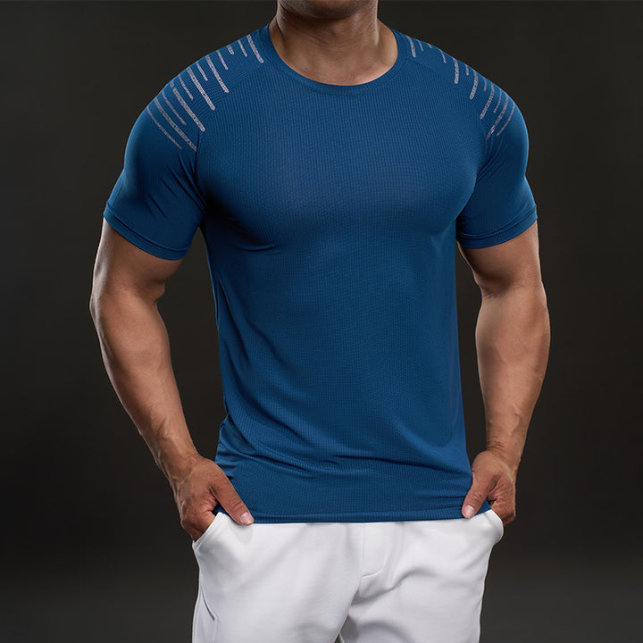 Herren Funktionales Fitness-T-Shirt mit innovativen Belüftungszonen Echoarchiv