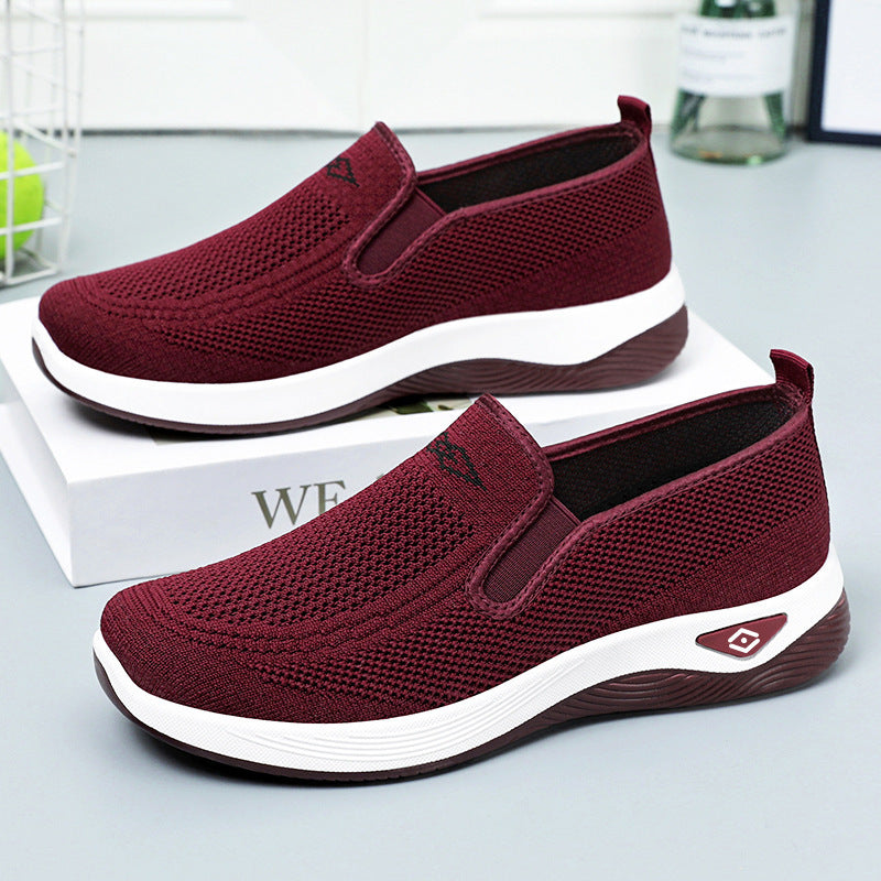 Damen nan atmungsaktiver gestrickter Slip-On Freizeitschuh mit dämpfender EVA-Sohle Echo Archiv