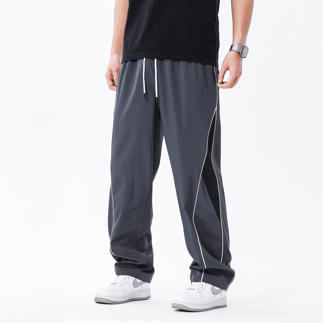 Herren Sportliche Trainingshose mit elastischem Bund Echo Archiv