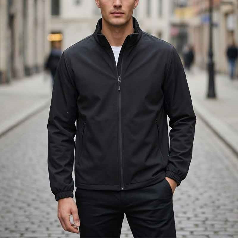 Herren Atmungsaktive Übergangsjacke mit praktischem Stehkragen Echo Archiv