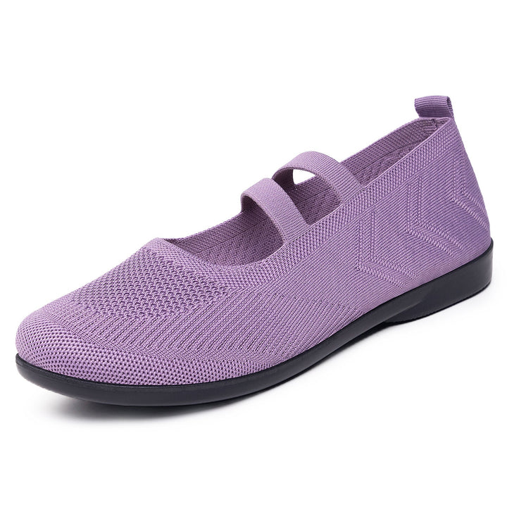 Damen Flexible und atmungsaktive Ballerinas mit Faltmechanismus Echoarchiv