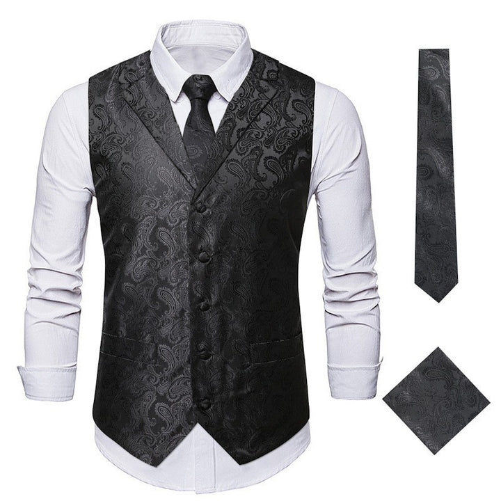 Herren elegante Weste mit Paisley-Muster Echoarchiv
