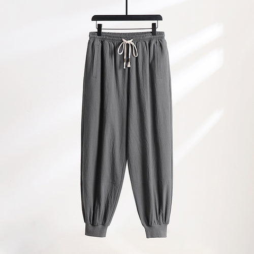 Herren Leichte Baumwoll-Jogginghose mit Kordelzug, Elastischem Bündchen und praktischen Taschen Echoarchiv