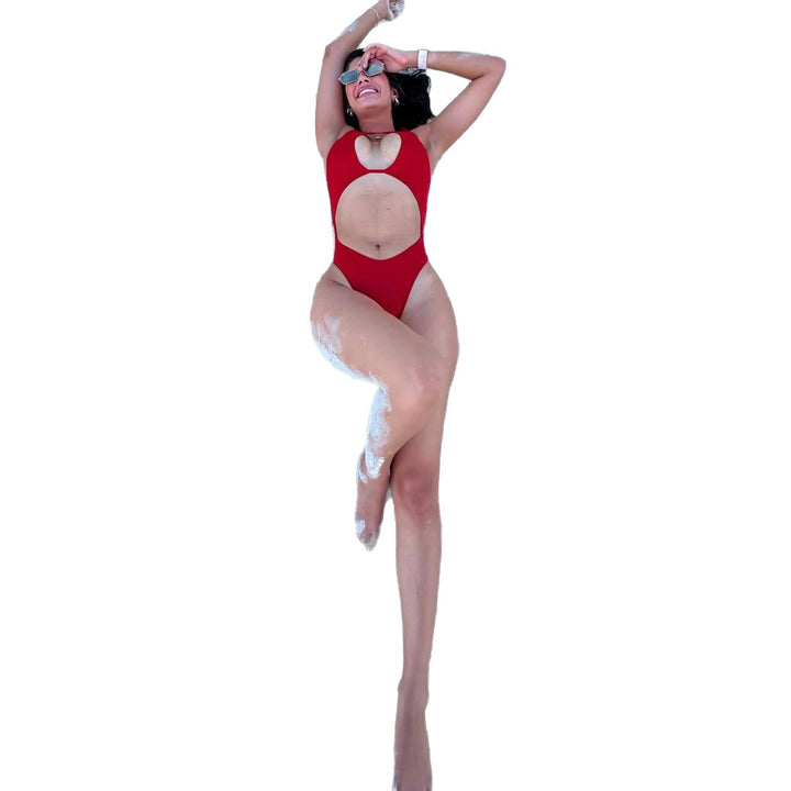 Damen Einteiler Badeanzug mit einzigartigem Cut-Out-Design Echo Archiv