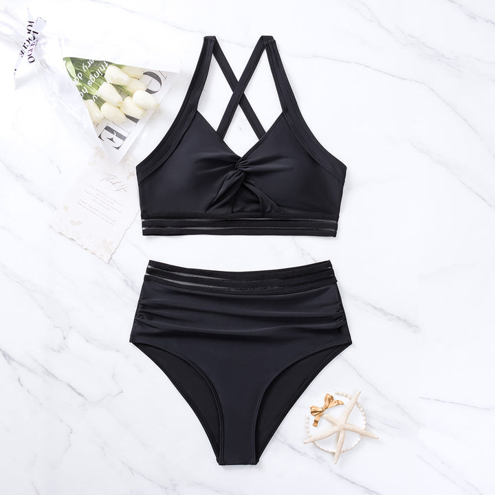 Damen Sportlicher Bikini mit raffinierten Cut-Out Details Echo Archiv