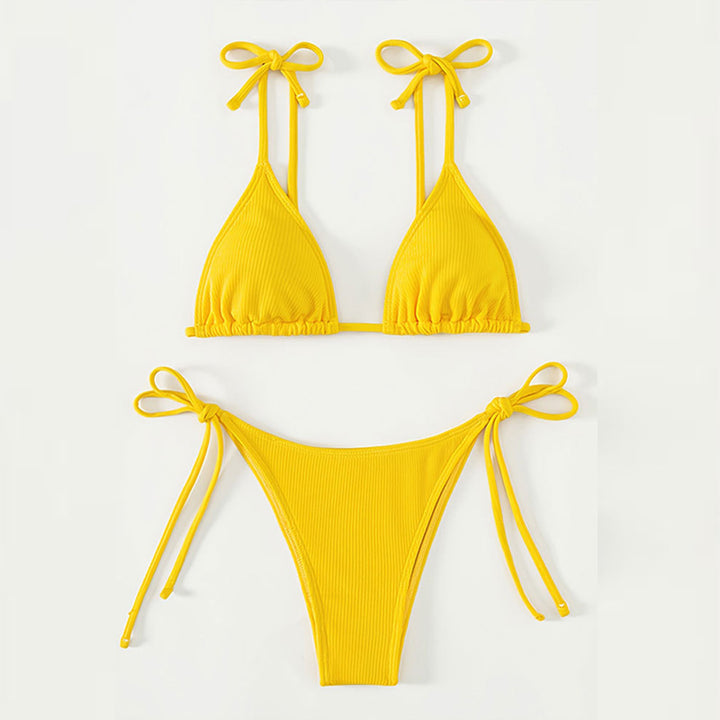 Damen Triangel-Bikini mit raffinierten Trägerschleifen Echo Archiv