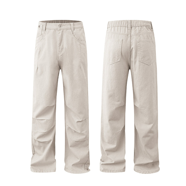 Damen Weitgeschnittene Denim-Hose mit elastischem Bund Echo Archiv