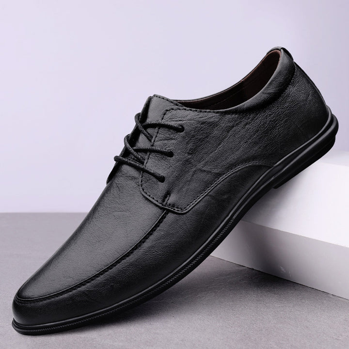 Herren Eleganter Derby-inspirierter Schnürschuh mit schlanker Leiste und flexibler Laufsohle Echoarhiv – Tavélo